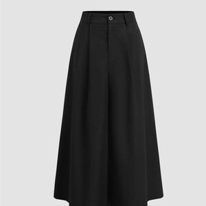 Cider Classic Black A-Line Skirt